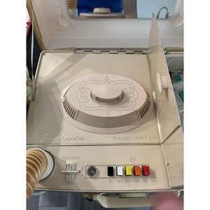 Dominion Hair Dryer Bonnet Style Portable Nail Hair Dryer Vintage